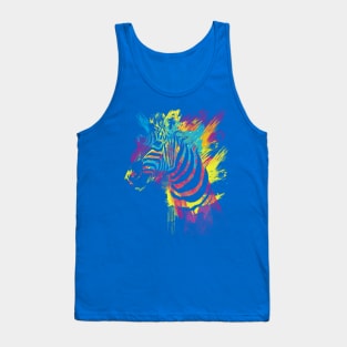 Zebra Splatters Tank Top